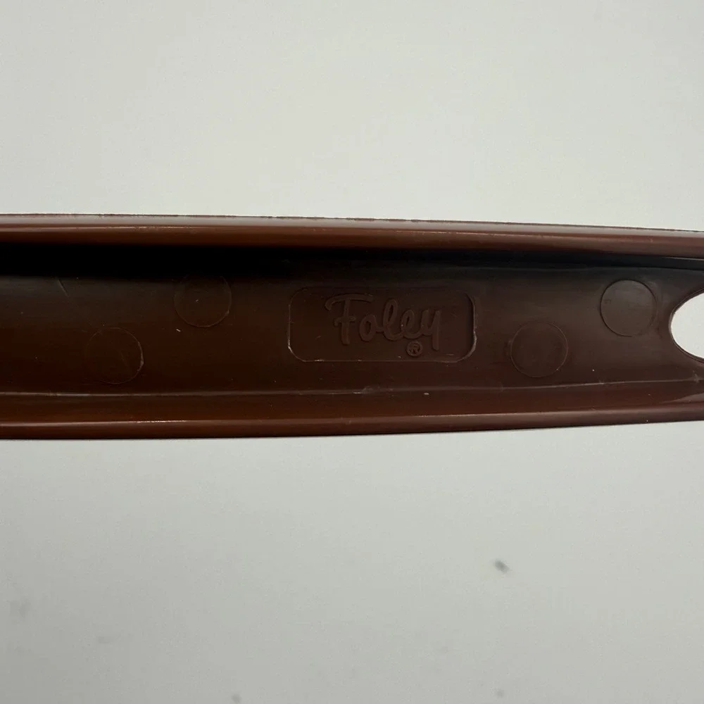 Vintage Foley Brown Nylon Slotted Spoon Kitchen Utensil 11.5 Inch